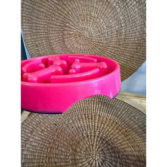 Top Paw Pink maze dog eating bowl - Picture 3 of 6